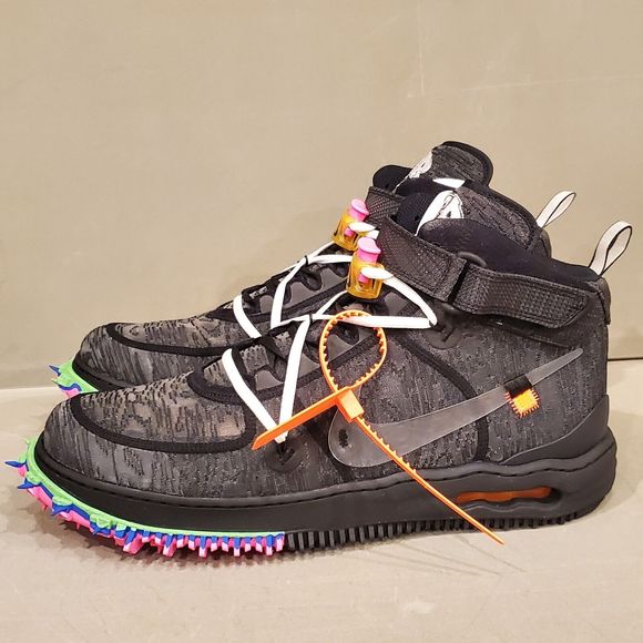 Size 15 - Nike Air Force 1 x Off-White Black 2022 DO6290-001 Original Box DS main image 6
